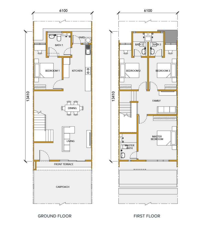 Adira Type D floor plan in Bandar Bukit Raja, Klang, Selangor