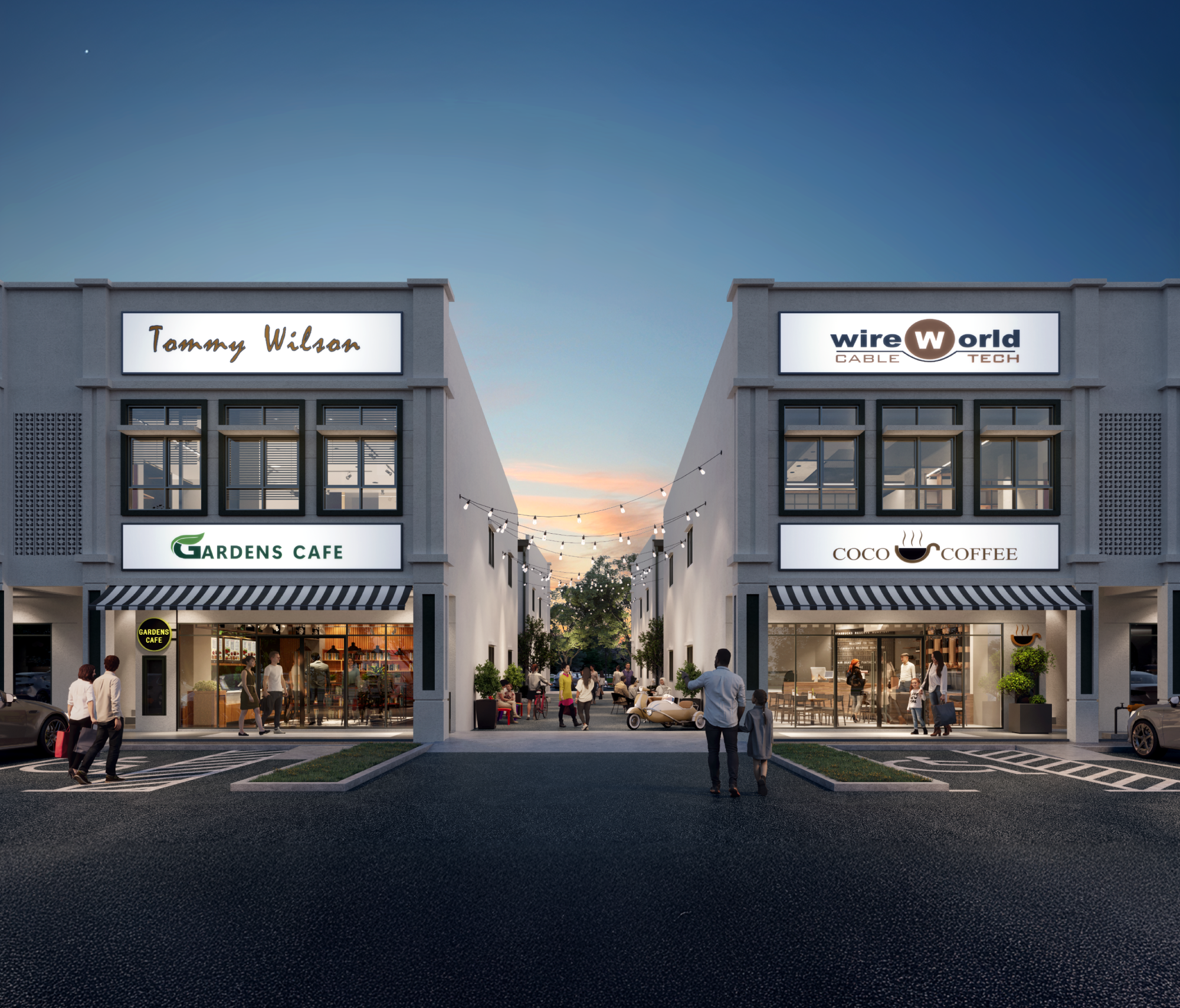 Karya, 2-storey Peranakan-inspired shop offices