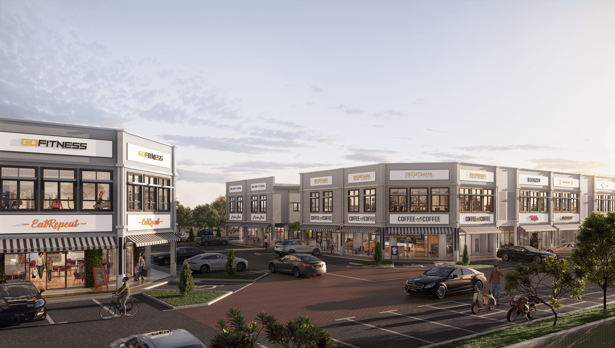 Karya, 2-storey Peranakan-inspired shop offices
