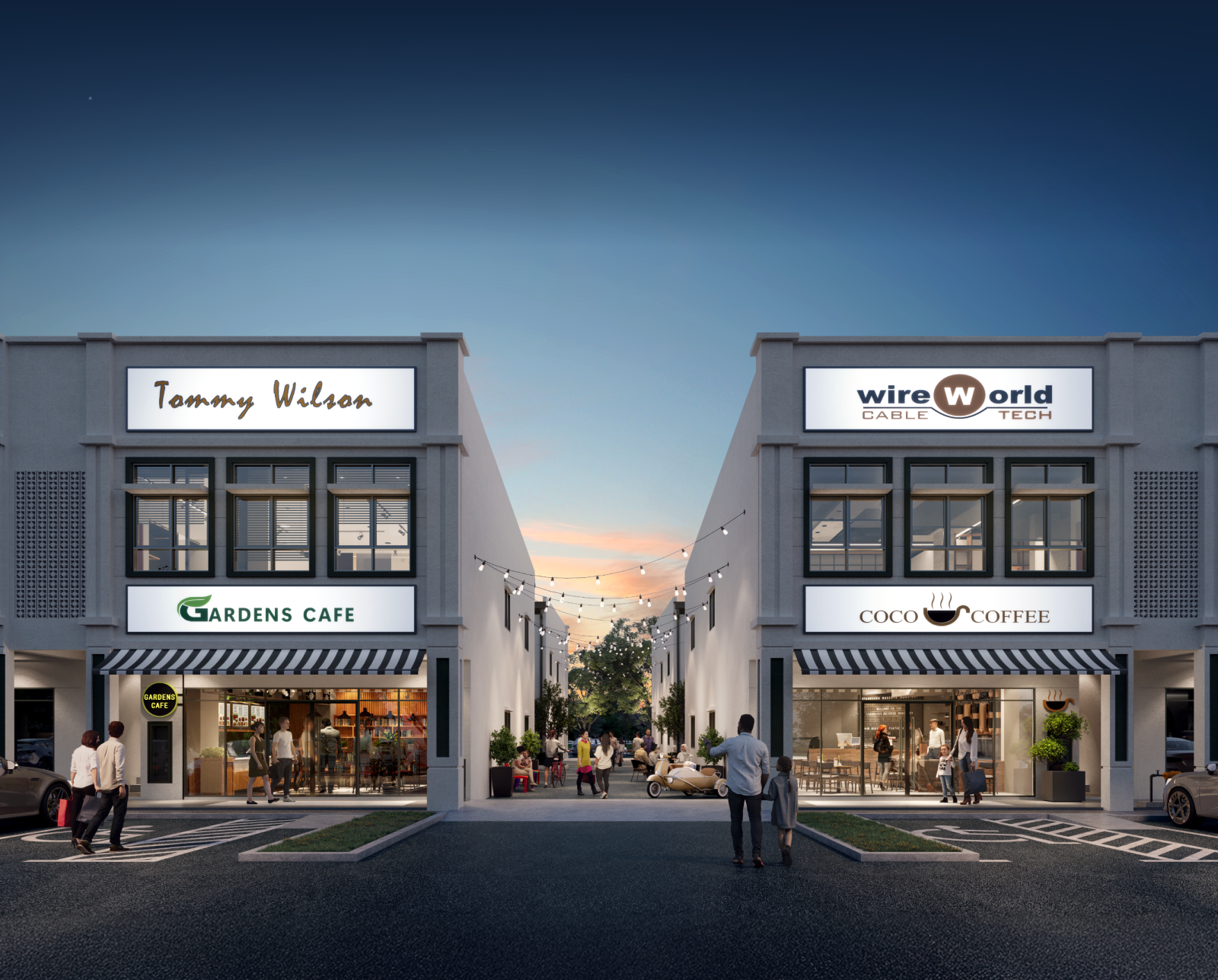Karya, 2-storey Peranakan-inspired shop offices