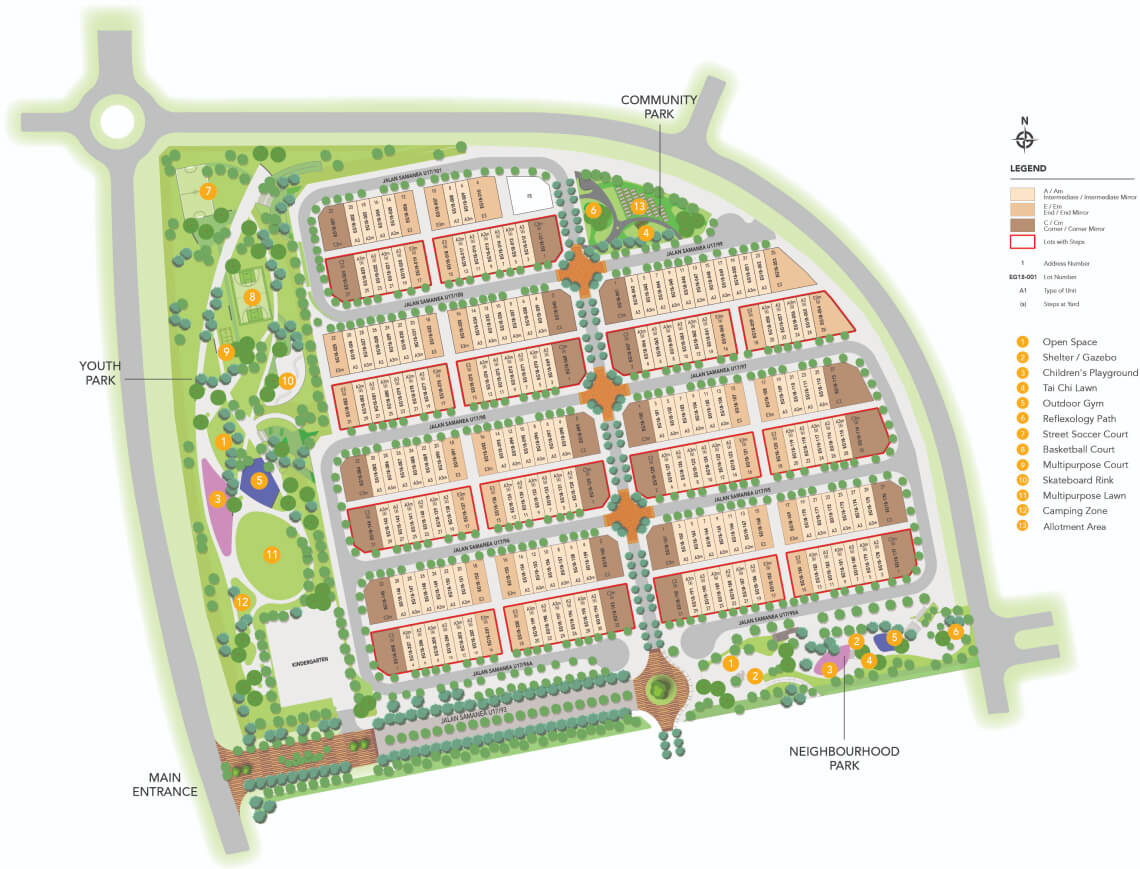 Elmina Green Five Site Plan