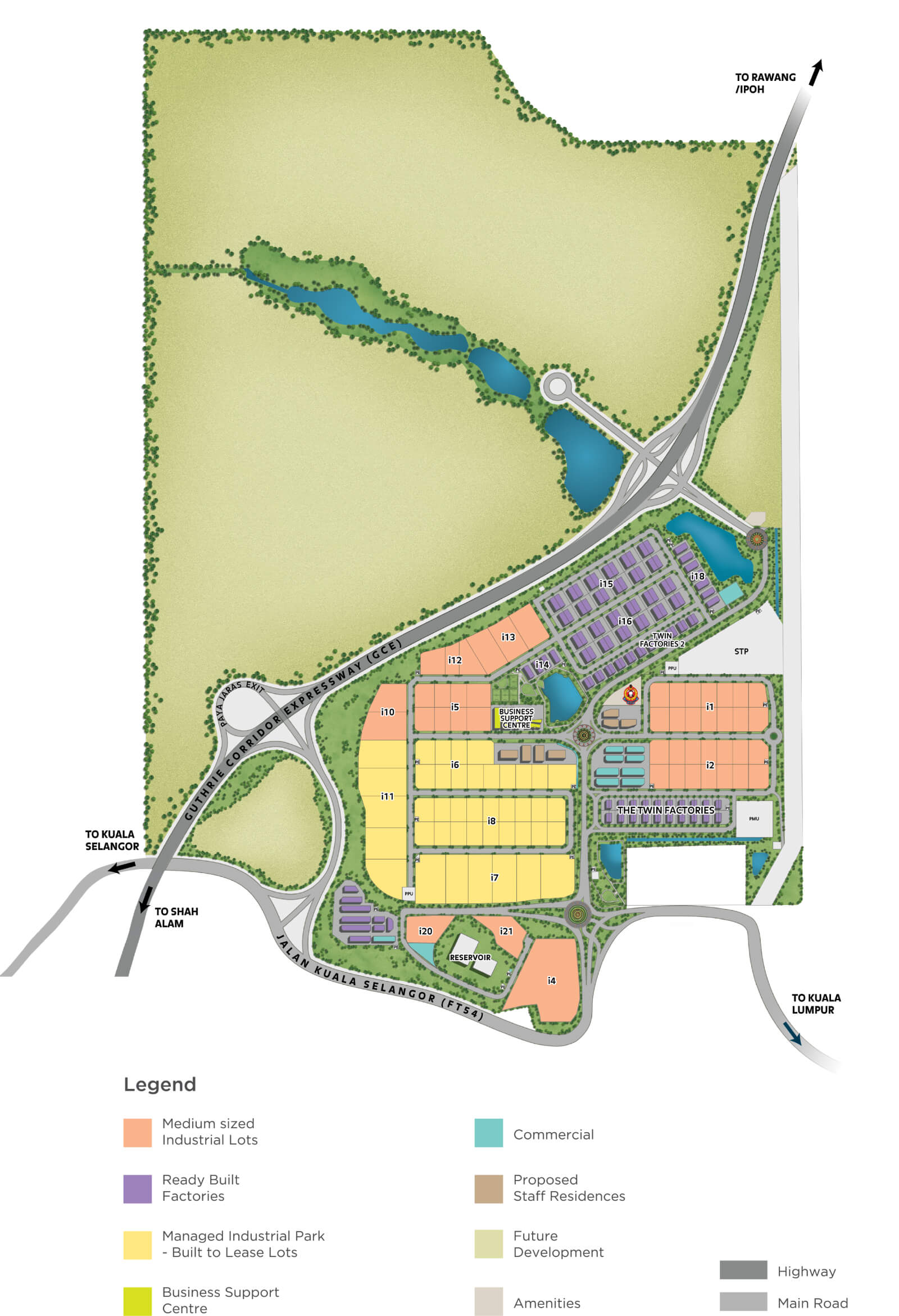 Elmina Business Park Masterplan