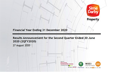 2QFY2020 Ended 30 June 2020 Results Announcement
