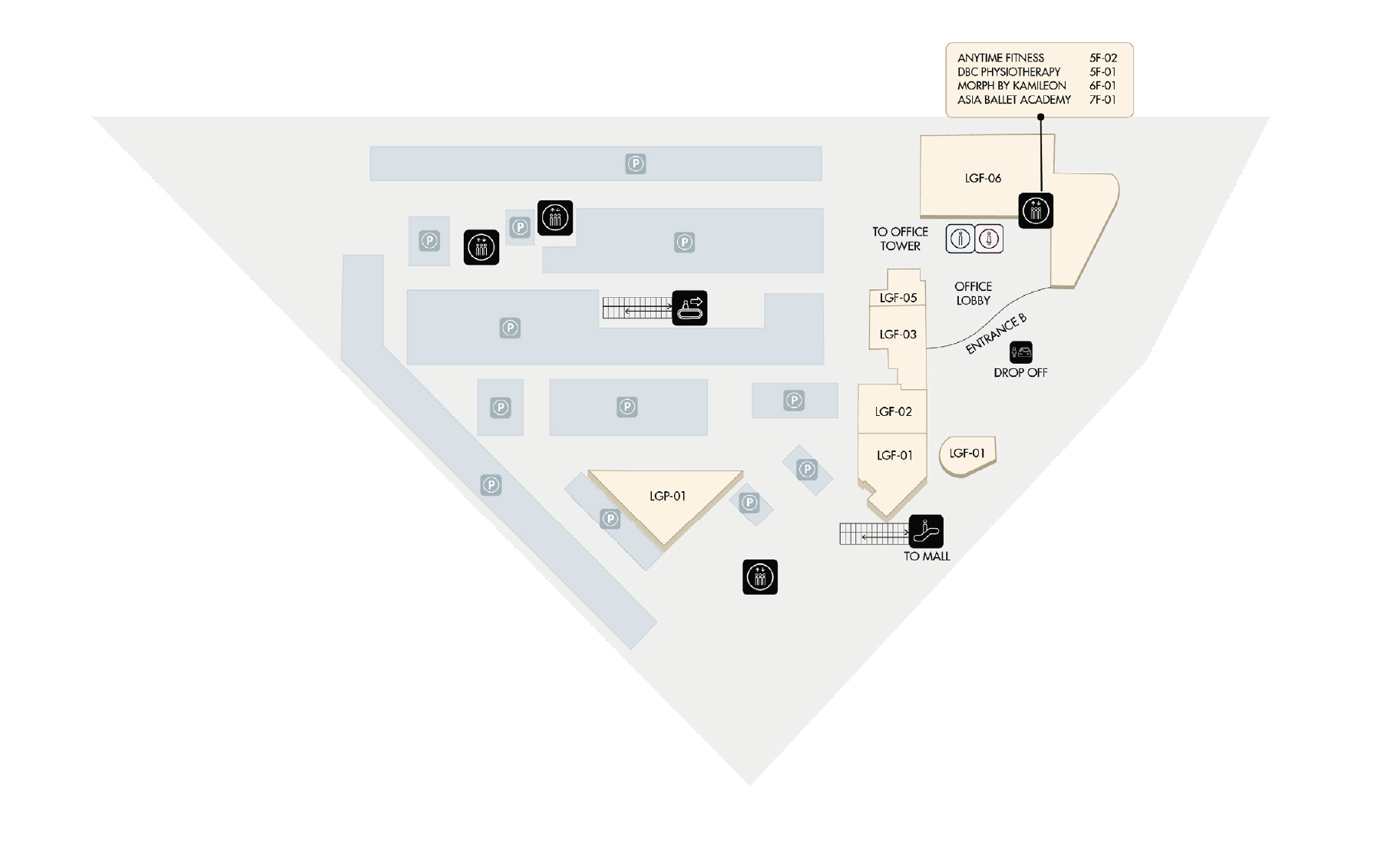 KlGCC Mall Floor Plan