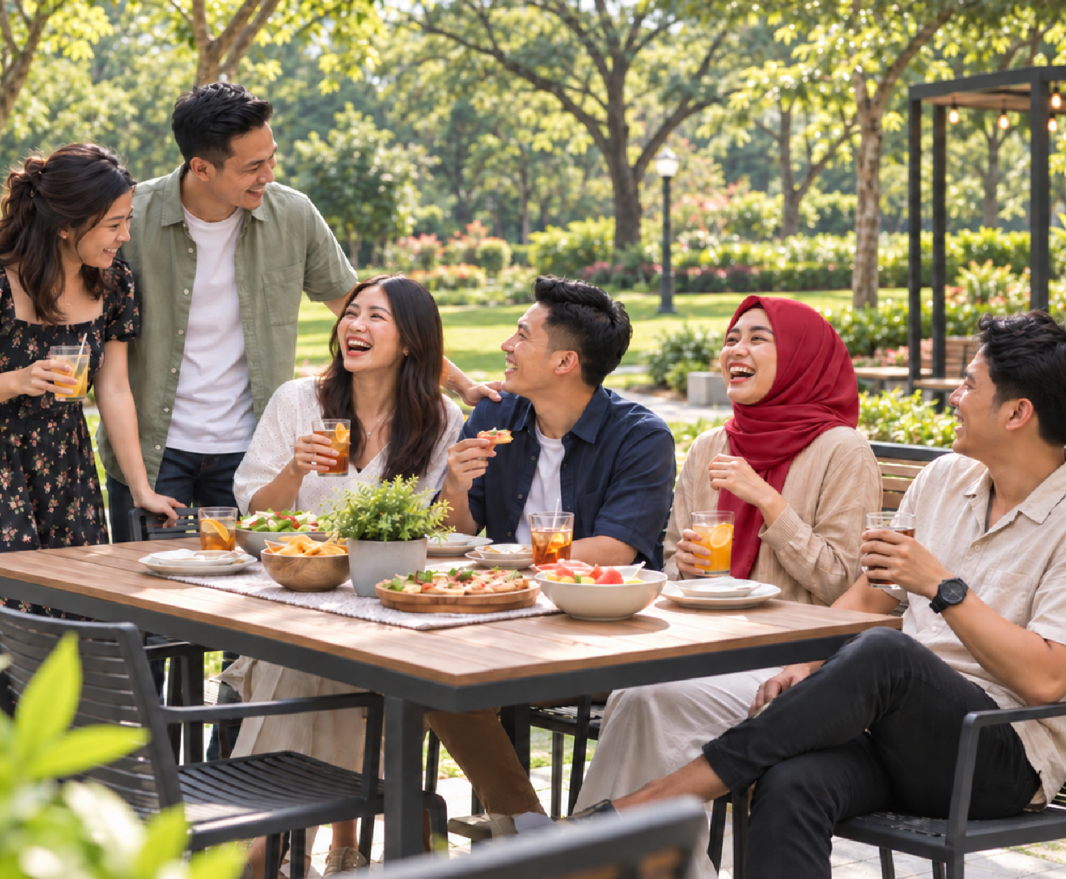 Communal areas for neighbours to meet and connect