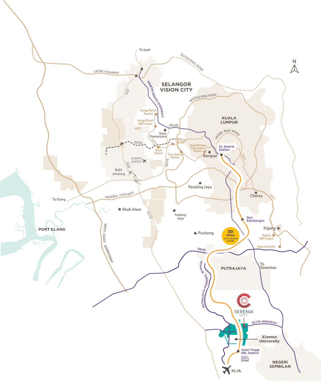 Serenia Aiora Map