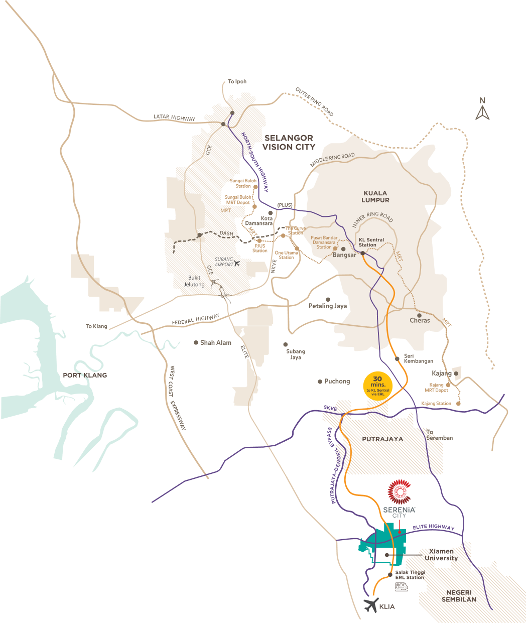 Serenia Aiora Map