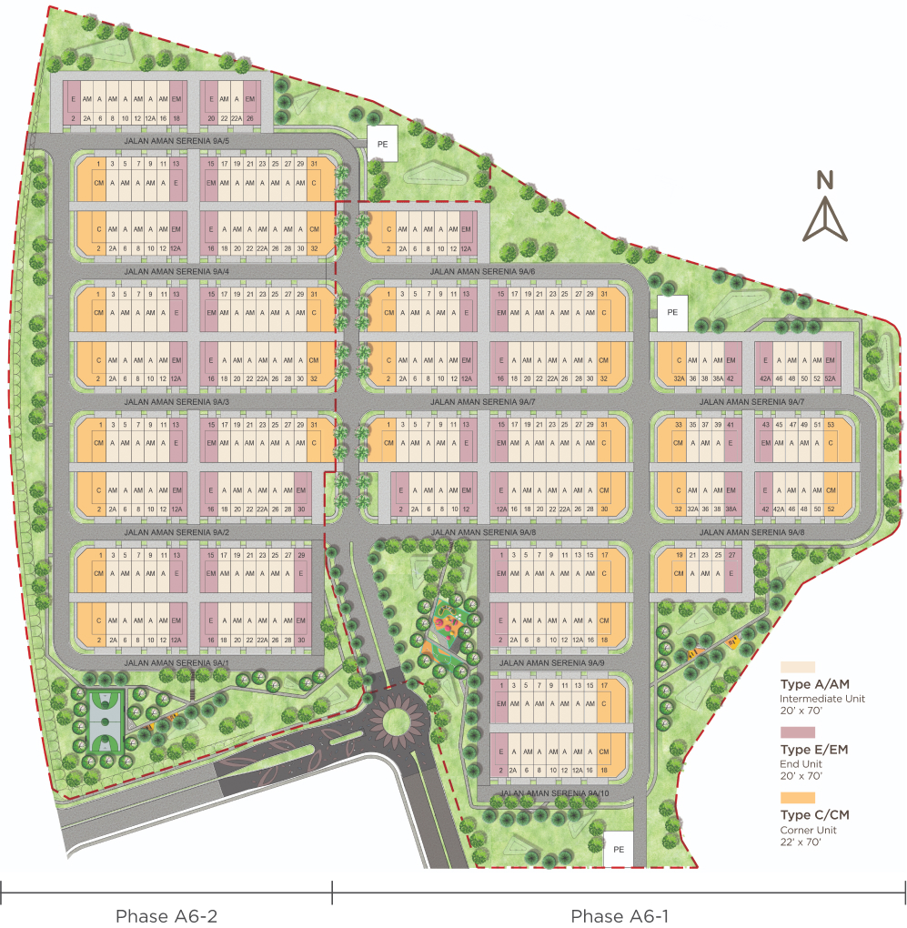 Serenia Aiora Site Plan