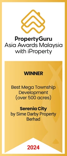 PropertyGuru Asia Awards Malaysia 2024 Winner - Best Mega Township Development (over 500 acres), Serenia City