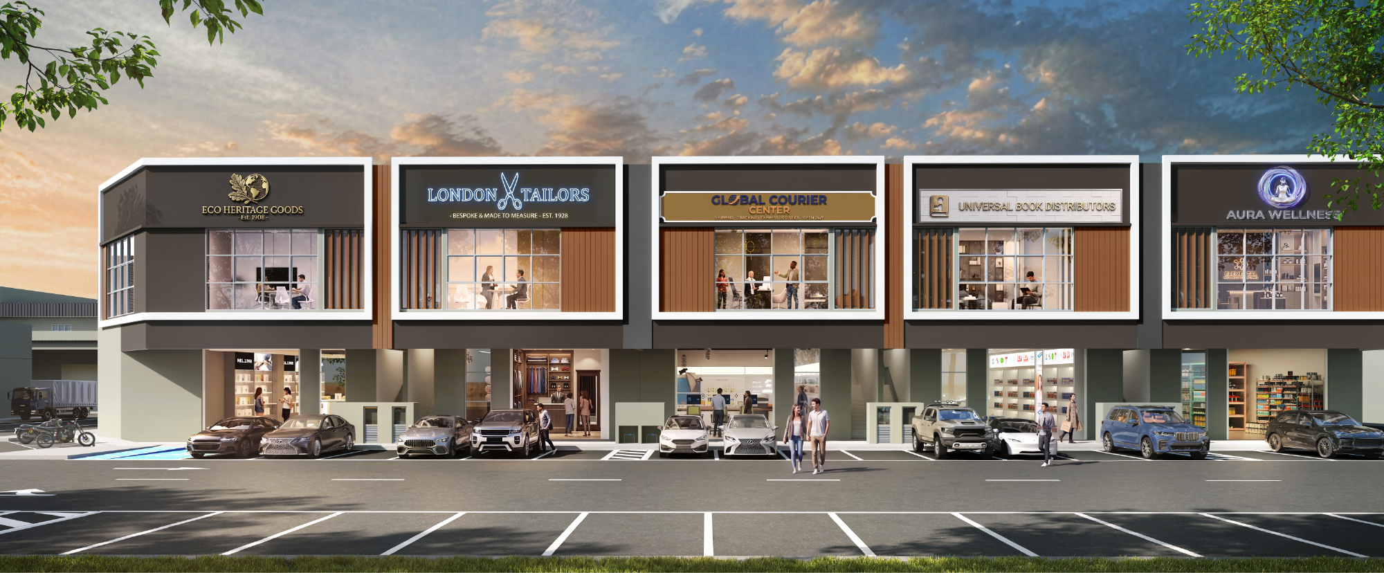 Signature Plus Collection Architectural Building Facade View in Sepang, Selangor