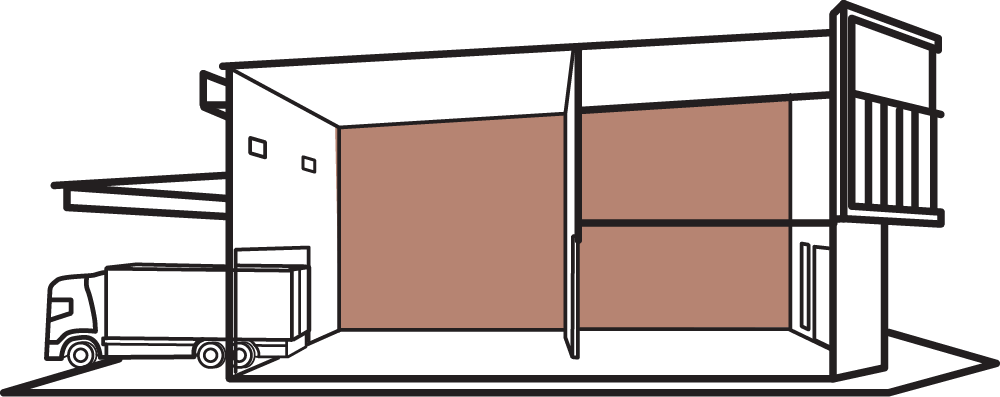 Infrastructure Amenities for Flexible Usage Icon