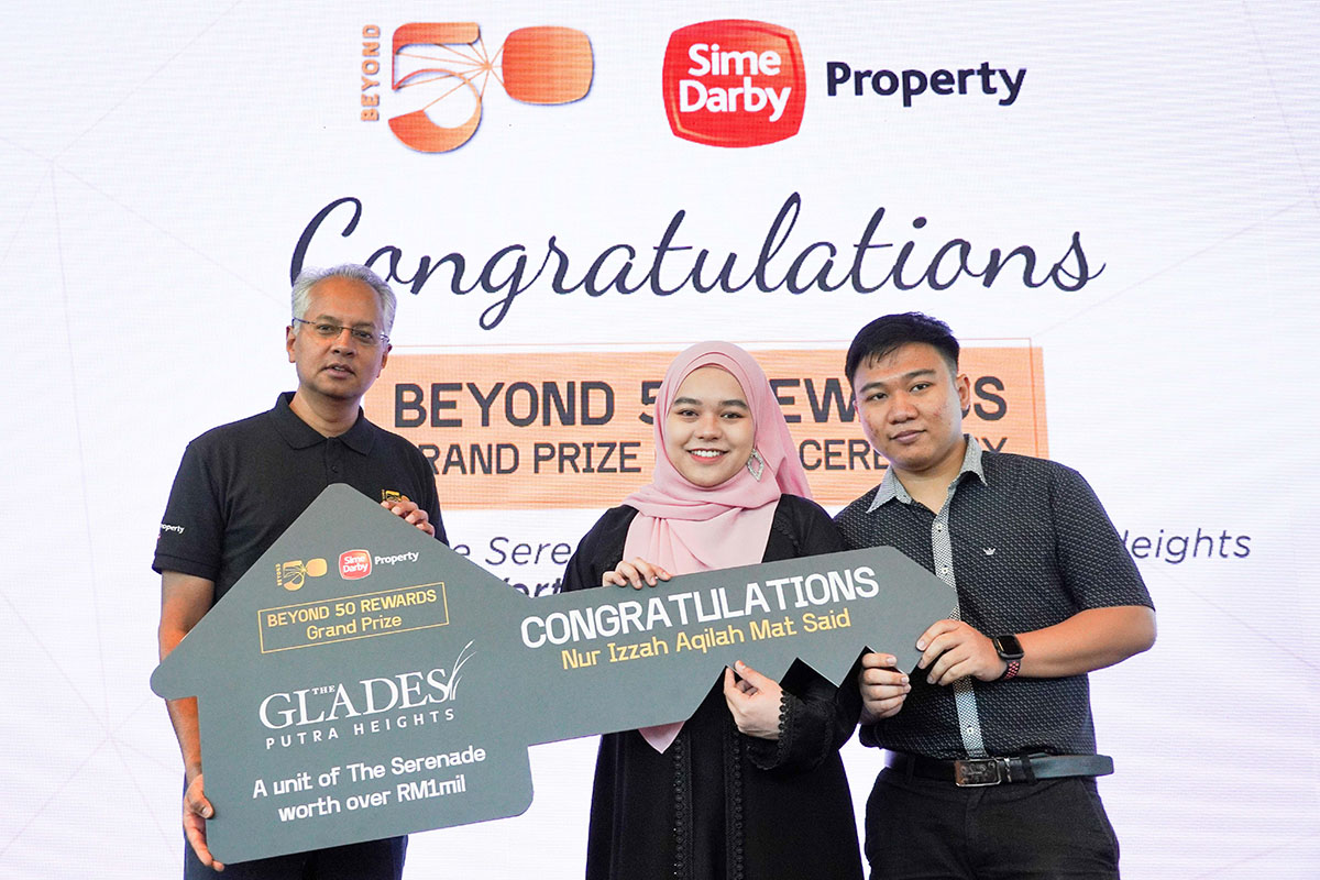 Sime Darby Property Rewards Lucky Beyond 50 Grand Prize Winner