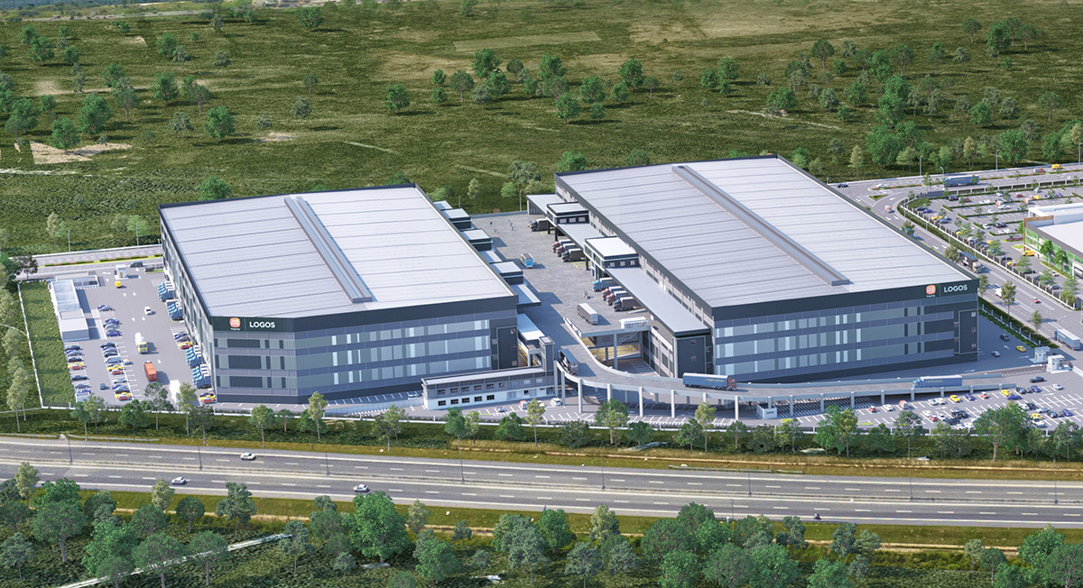Situated within Sime Darby Property's established township of Bandar Bukit Raja, the 177-acre E-Metro Logistics Park is being developed into a sustainable, large-scale, integrated logistics park. (Artist’s Impression)