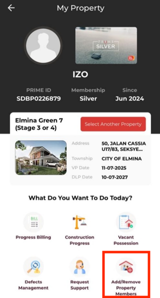 Add or Remove Property Members